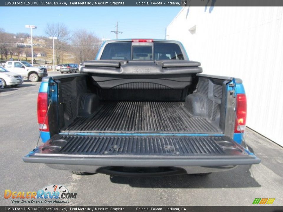 1998 Ford F150 XLT SuperCab 4x4 Teal Metallic / Medium Graphite Photo #9