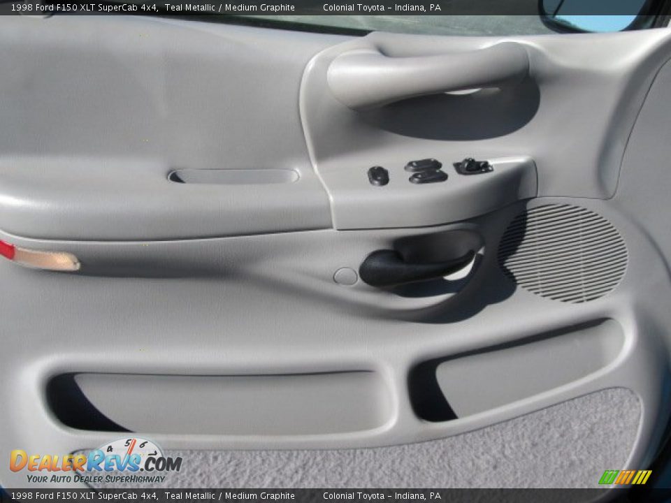 1998 Ford F150 XLT SuperCab 4x4 Teal Metallic / Medium Graphite Photo #12