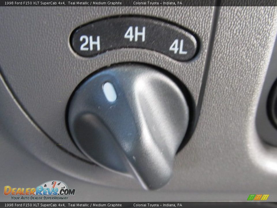 1998 Ford F150 XLT SuperCab 4x4 Teal Metallic / Medium Graphite Photo #14