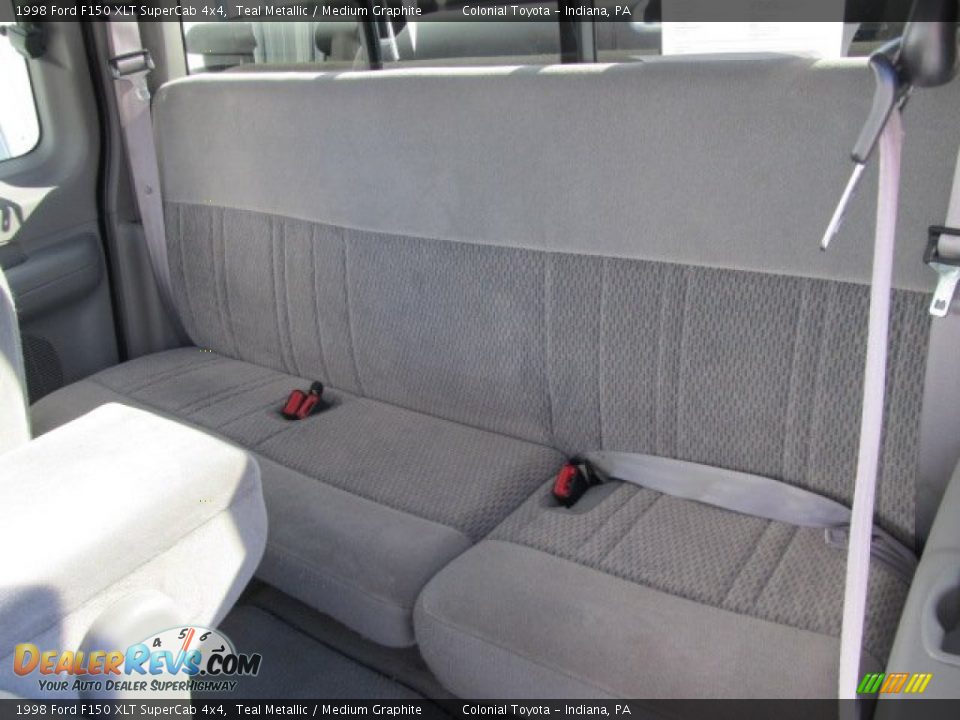 1998 Ford F150 XLT SuperCab 4x4 Teal Metallic / Medium Graphite Photo #17