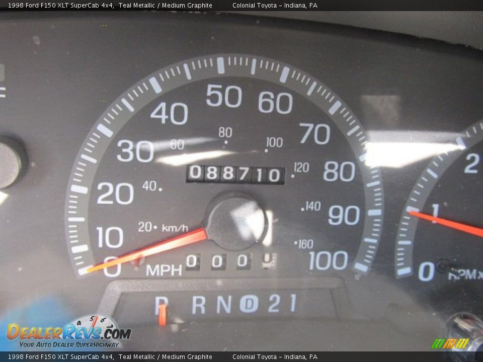 1998 Ford F150 XLT SuperCab 4x4 Teal Metallic / Medium Graphite Photo #20