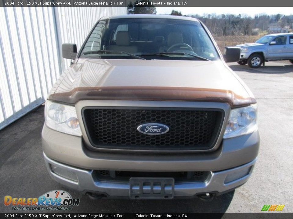 2004 Ford F150 XLT SuperCrew 4x4 Arizona Beige Metallic / Tan Photo #4
