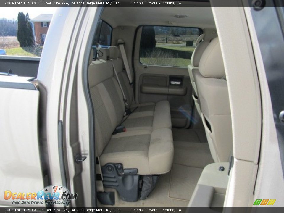 2004 Ford F150 XLT SuperCrew 4x4 Arizona Beige Metallic / Tan Photo #10