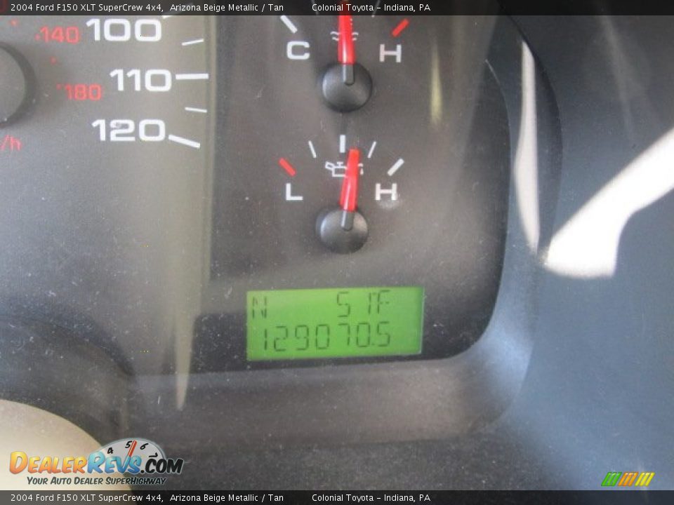 2004 Ford F150 XLT SuperCrew 4x4 Arizona Beige Metallic / Tan Photo #20