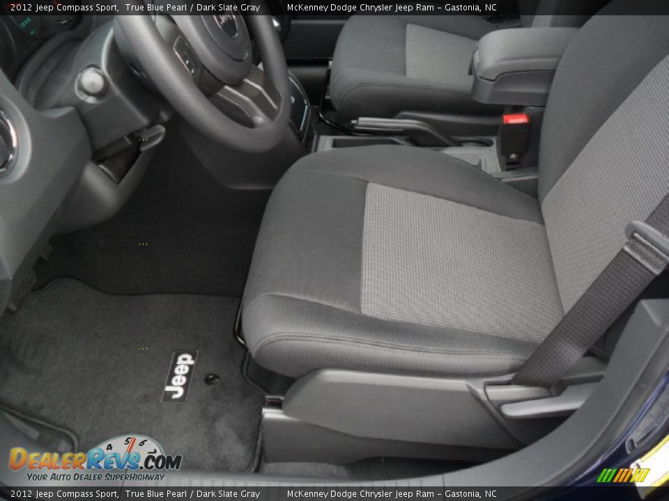 2012 Jeep Compass Sport True Blue Pearl / Dark Slate Gray Photo #7