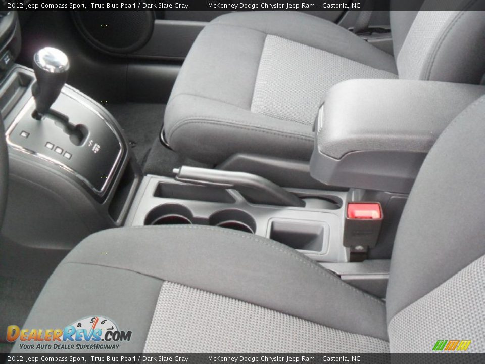 2012 Jeep Compass Sport True Blue Pearl / Dark Slate Gray Photo #8