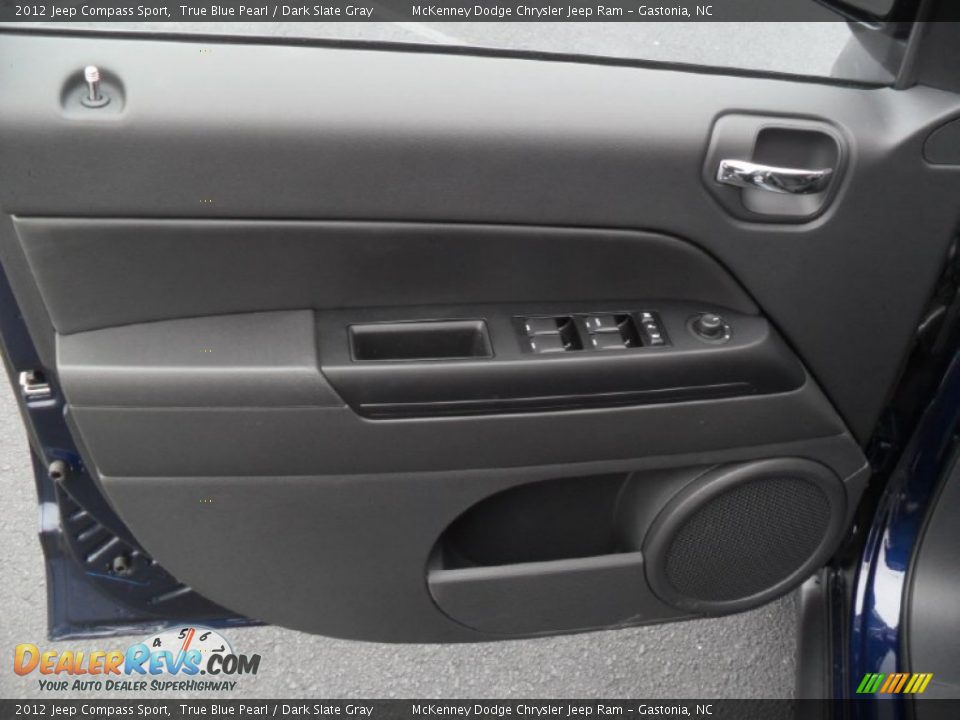 2012 Jeep Compass Sport True Blue Pearl / Dark Slate Gray Photo #9