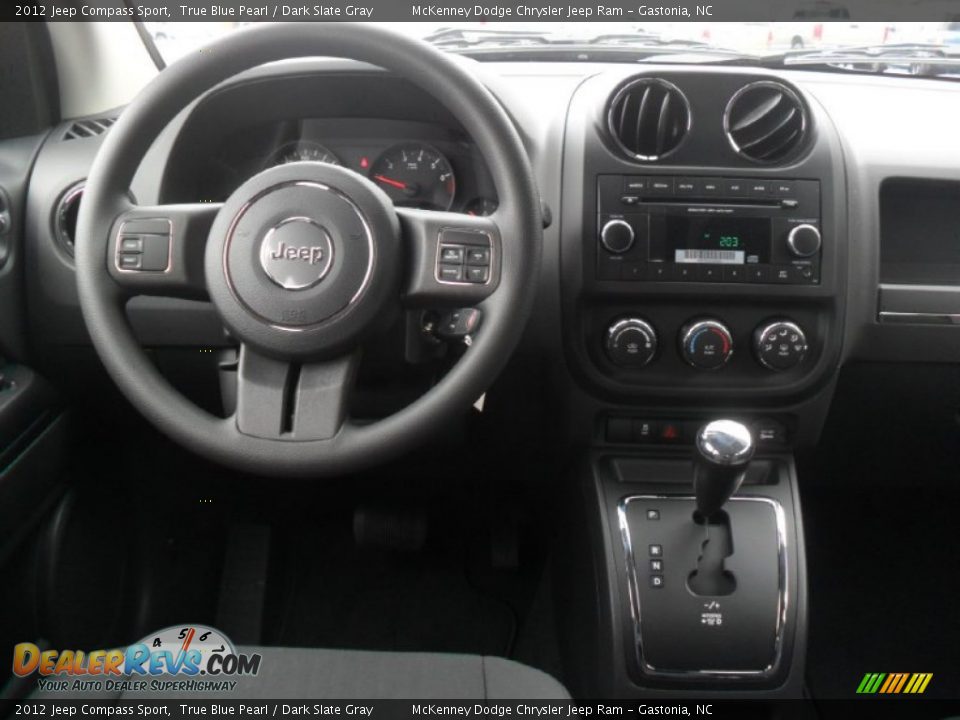 2012 Jeep Compass Sport True Blue Pearl / Dark Slate Gray Photo #15
