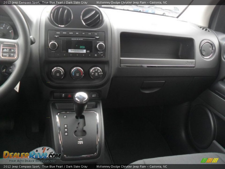 2012 Jeep Compass Sport True Blue Pearl / Dark Slate Gray Photo #16