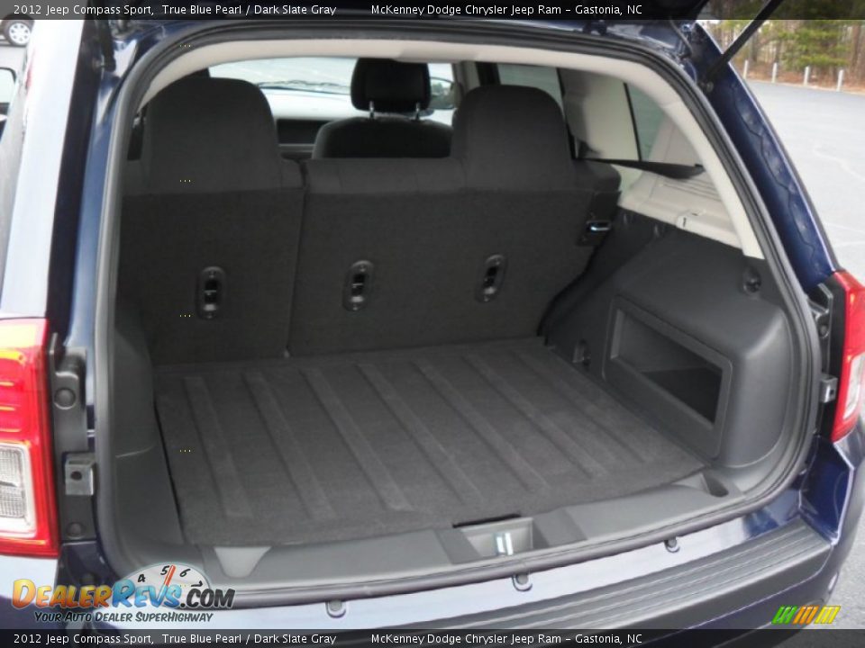 2012 Jeep Compass Sport True Blue Pearl / Dark Slate Gray Photo #17