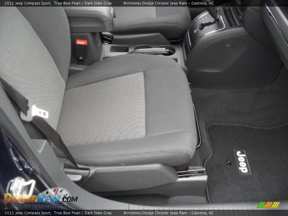2012 Jeep Compass Sport True Blue Pearl / Dark Slate Gray Photo #19