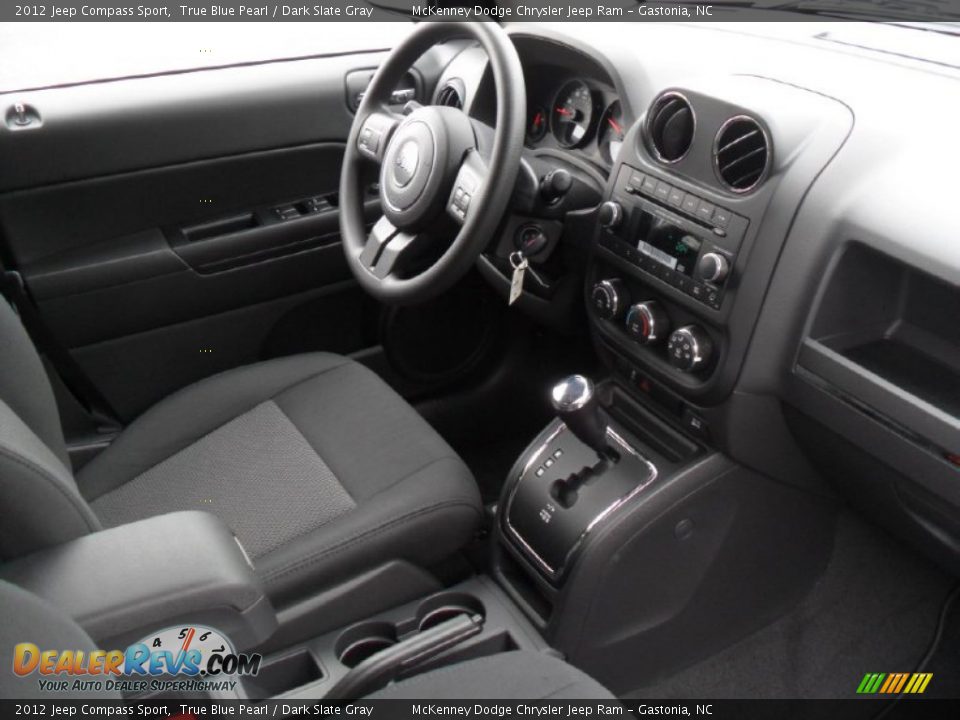 2012 Jeep Compass Sport True Blue Pearl / Dark Slate Gray Photo #20