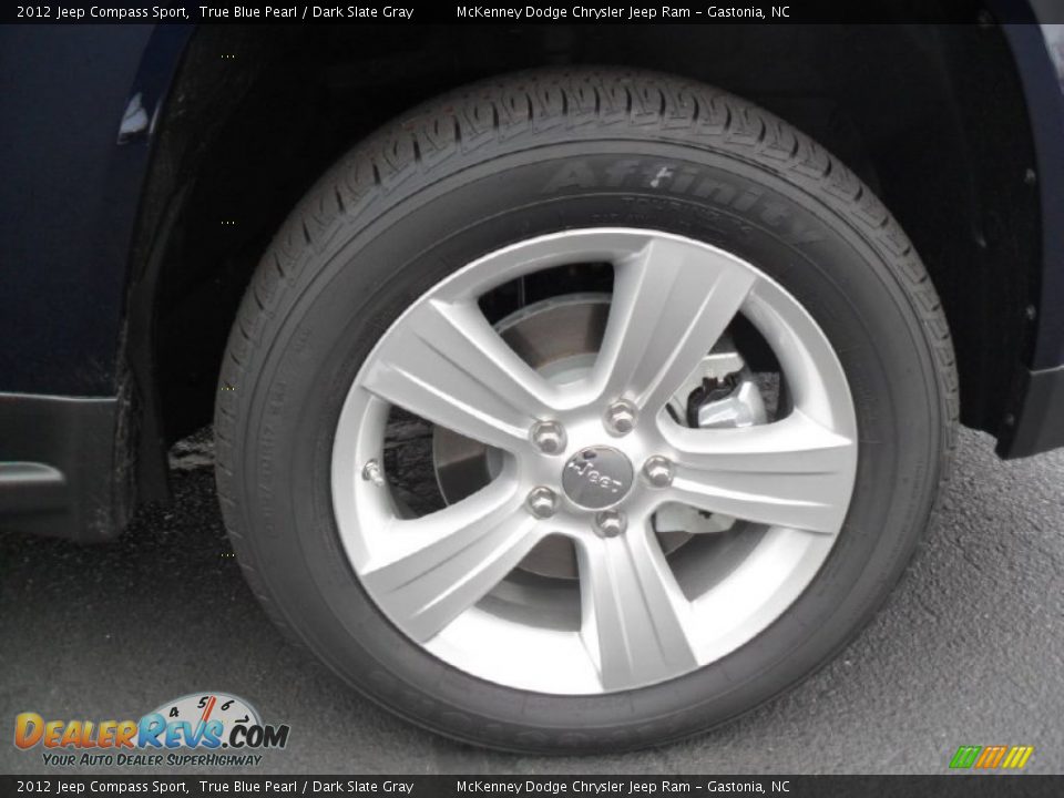 2012 Jeep Compass Sport True Blue Pearl / Dark Slate Gray Photo #22
