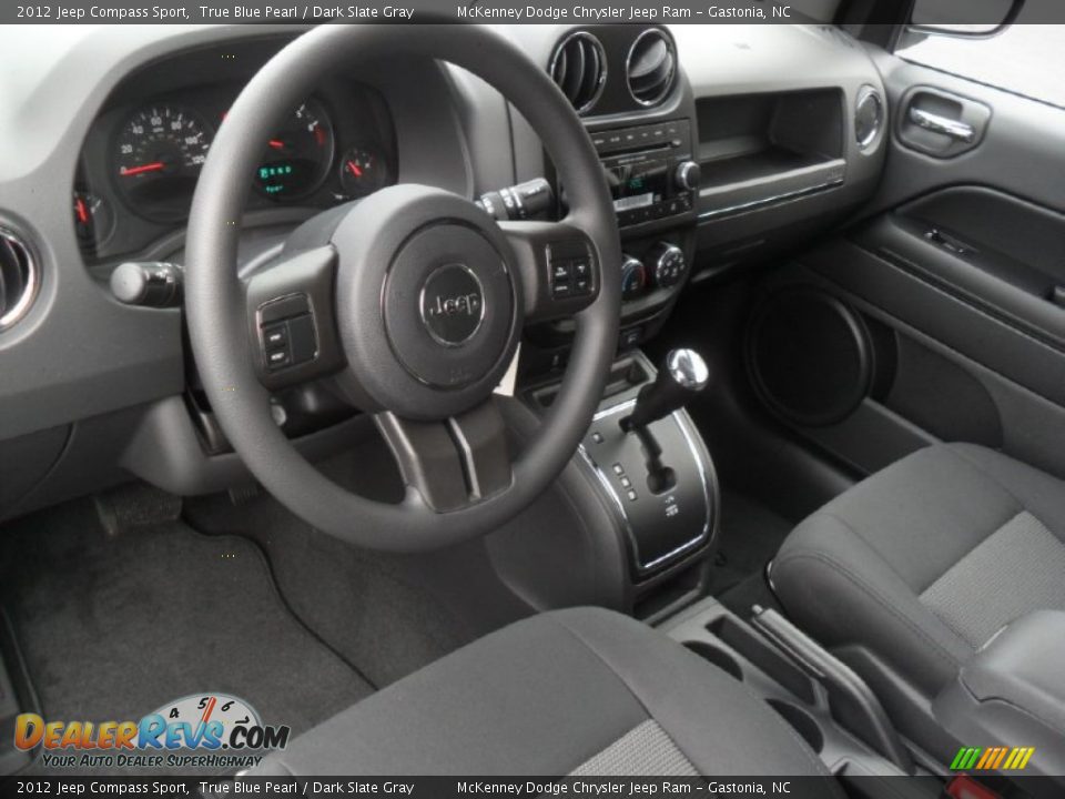 2012 Jeep Compass Sport True Blue Pearl / Dark Slate Gray Photo #24