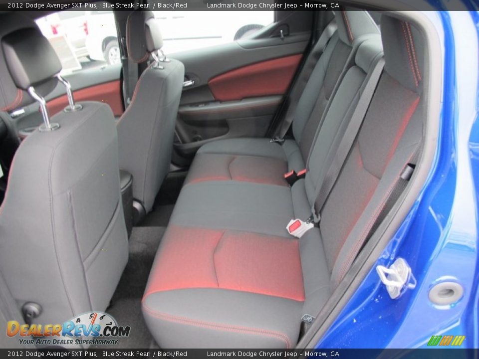 Black Red Interior 2012 Dodge Avenger Sxt Plus Photo 7