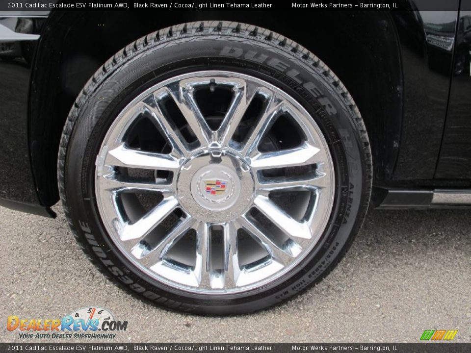 2011 Cadillac Escalade ESV Platinum AWD Wheel Photo #8