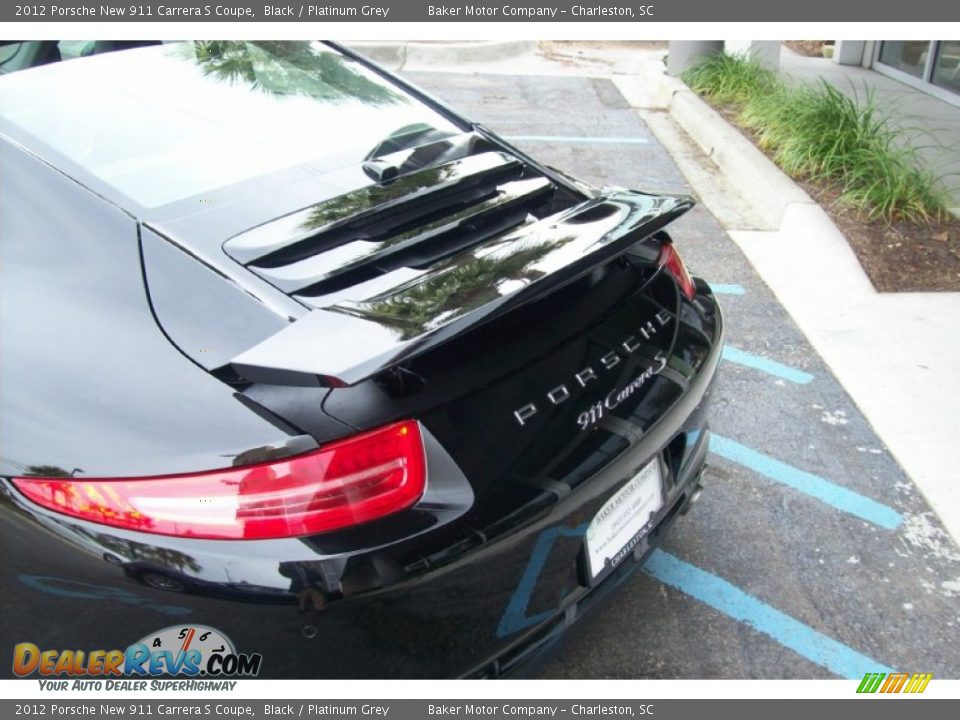 2012 Porsche New 911 Carrera S Coupe Black / Platinum Grey Photo #5