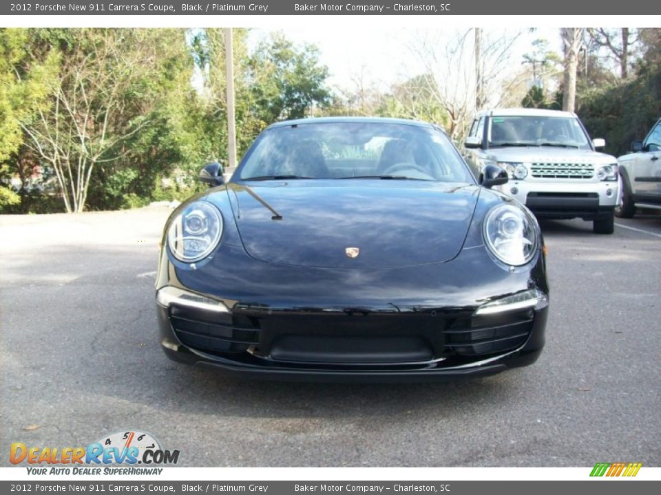 2012 Porsche New 911 Carrera S Coupe Black / Platinum Grey Photo #9