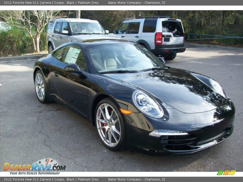 2012 Porsche New 911 Carrera S Coupe Black / Platinum Grey Photo #11