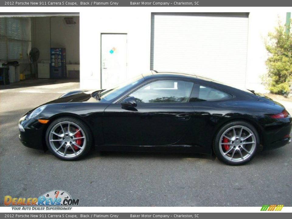 2012 Porsche New 911 Carrera S Coupe Black / Platinum Grey Photo #14