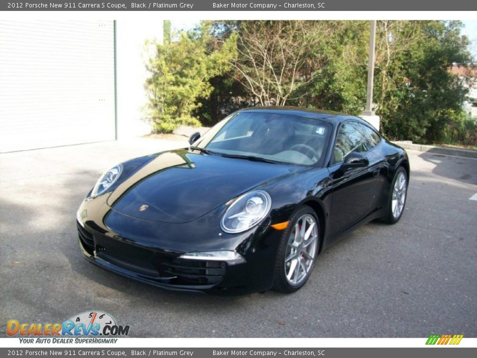 2012 Porsche New 911 Carrera S Coupe Black / Platinum Grey Photo #15