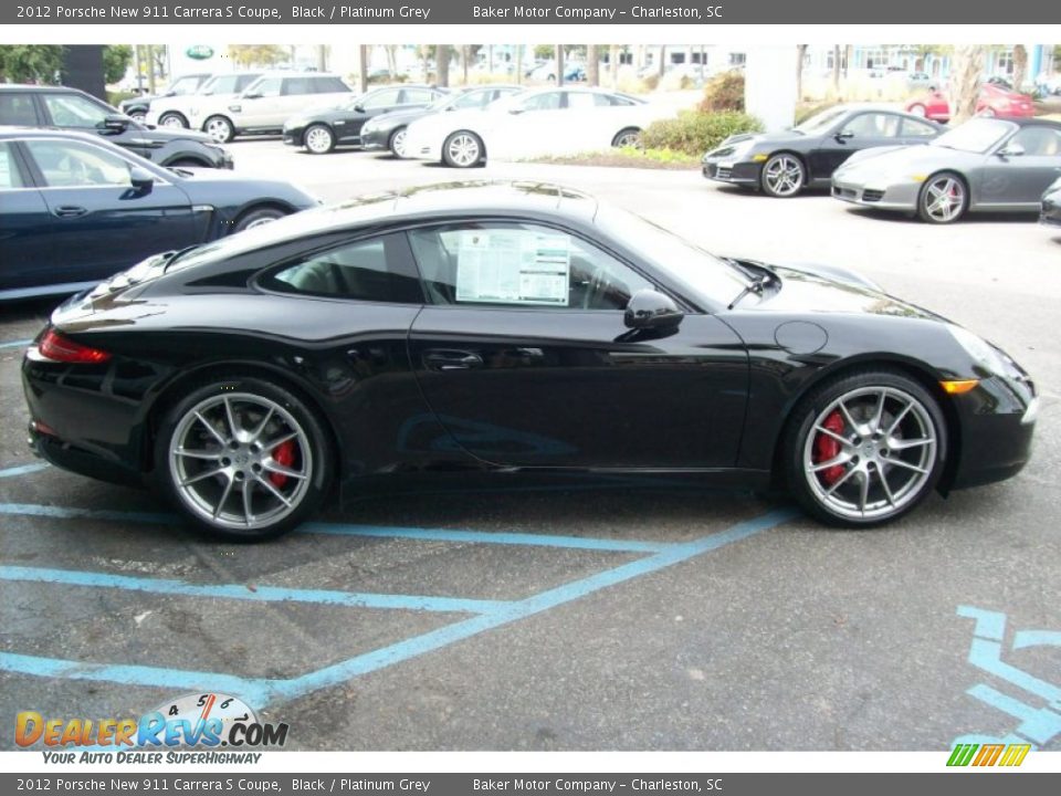 2012 Porsche New 911 Carrera S Coupe Black / Platinum Grey Photo #25