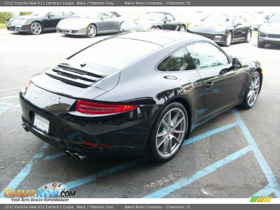 2012 Porsche New 911 Carrera S Coupe Black / Platinum Grey Photo #26