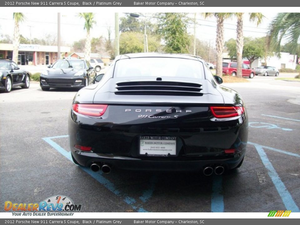 2012 Porsche New 911 Carrera S Coupe Black / Platinum Grey Photo #27