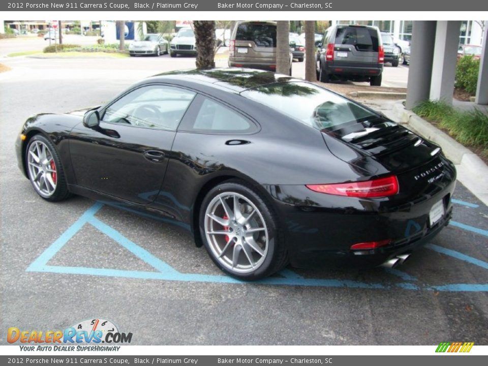 2012 Porsche New 911 Carrera S Coupe Black / Platinum Grey Photo #28