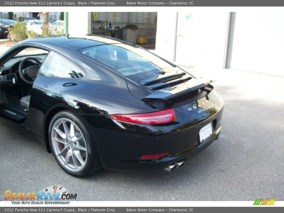 2012 Porsche New 911 Carrera S Coupe Black / Platinum Grey Photo #29