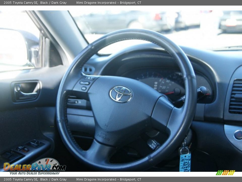 2005 Toyota Camry SE Black / Dark Gray Photo #20