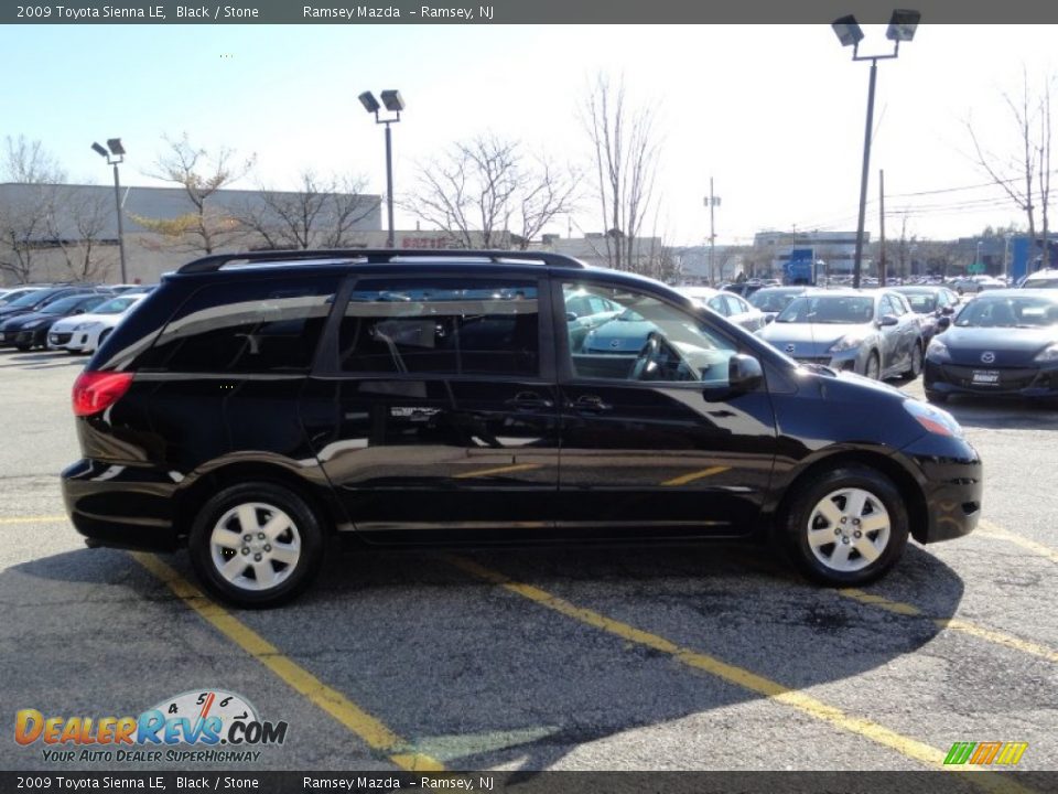 2009 Toyota Sienna LE Black / Stone Photo #4