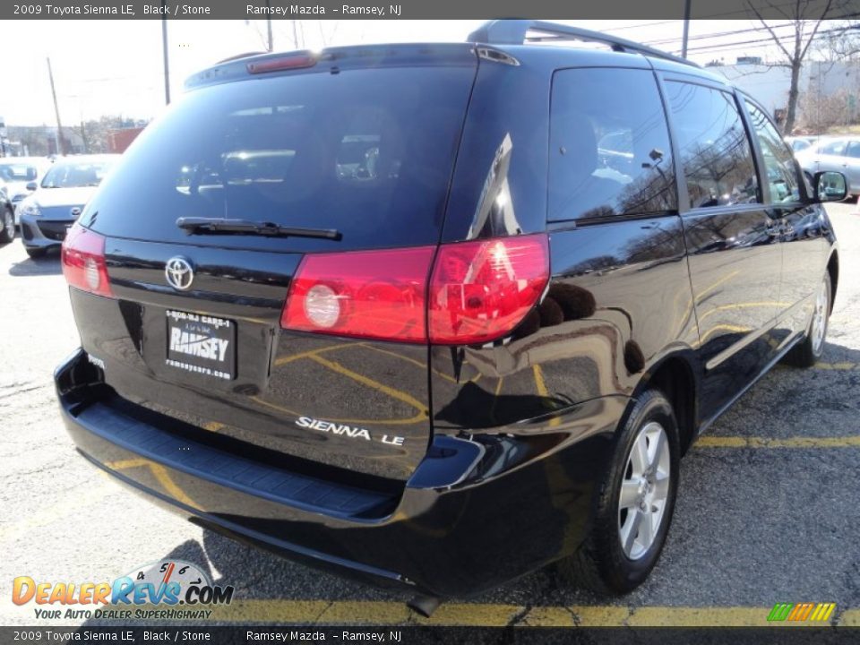 2009 Toyota Sienna LE Black / Stone Photo #5