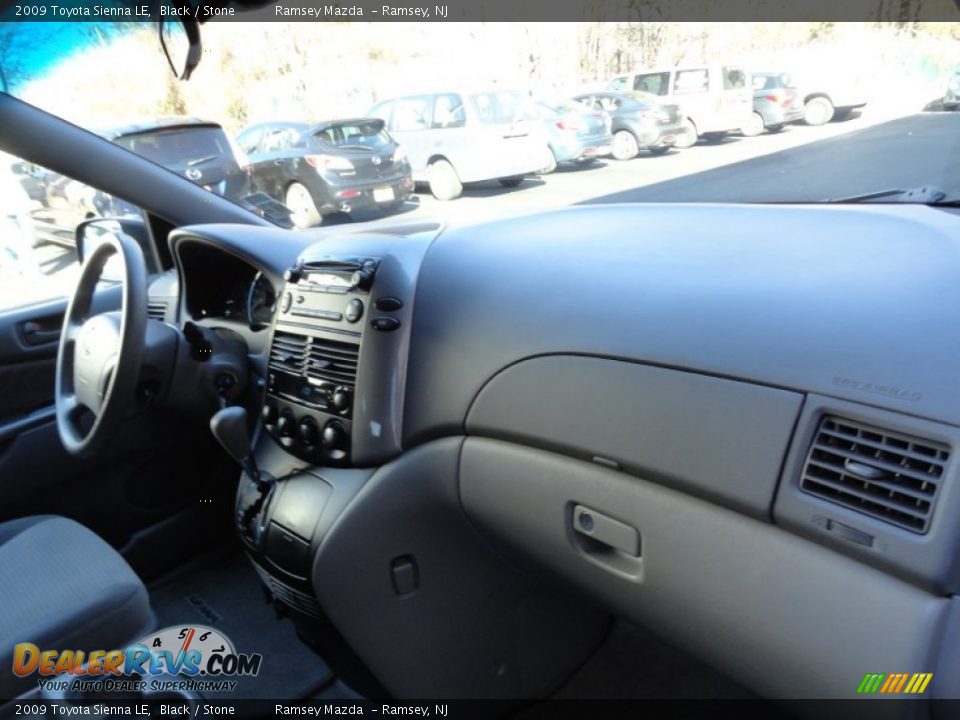 2009 Toyota Sienna LE Black / Stone Photo #10