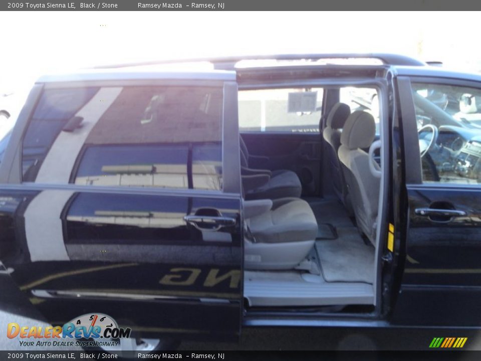 2009 Toyota Sienna LE Black / Stone Photo #12
