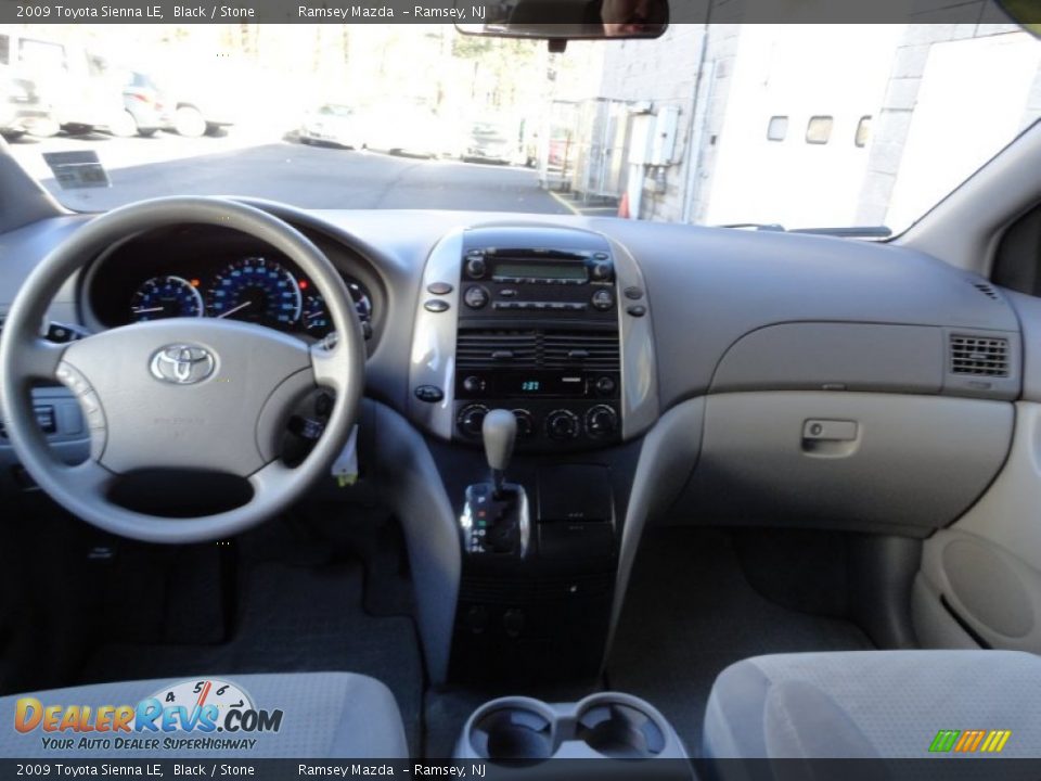 2009 Toyota Sienna LE Black / Stone Photo #26