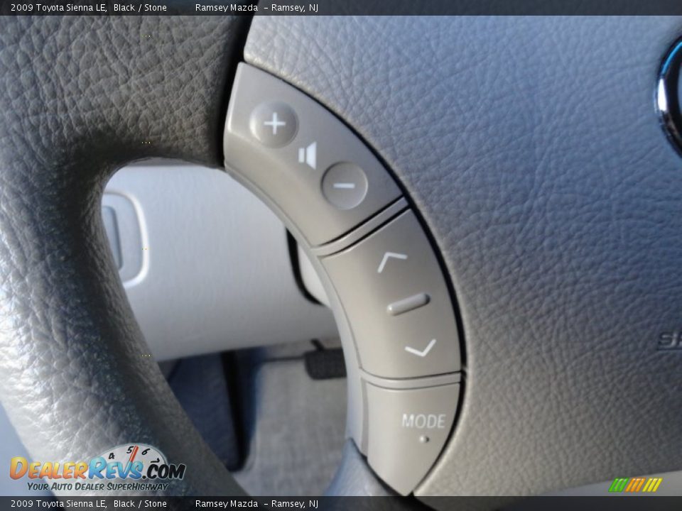 2009 Toyota Sienna LE Black / Stone Photo #28