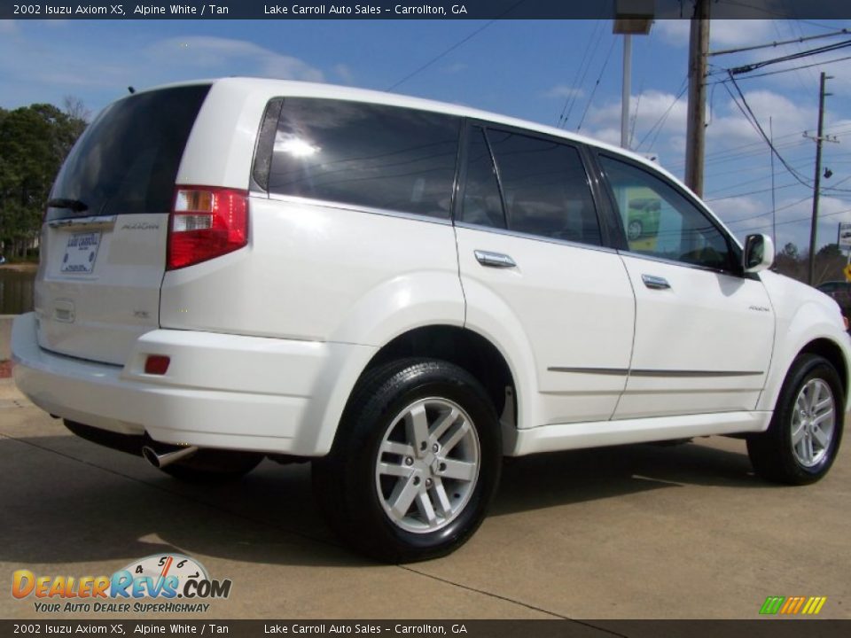 2002 Isuzu Axiom XS Alpine White / Tan Photo #11