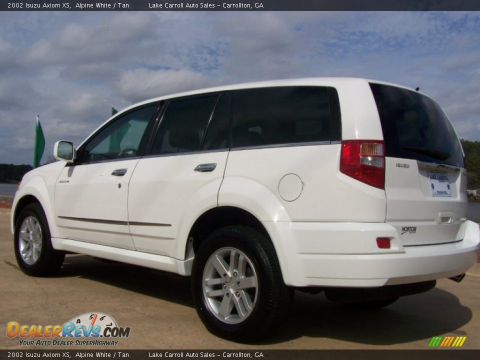 2002 Isuzu Axiom XS Alpine White / Tan Photo #12