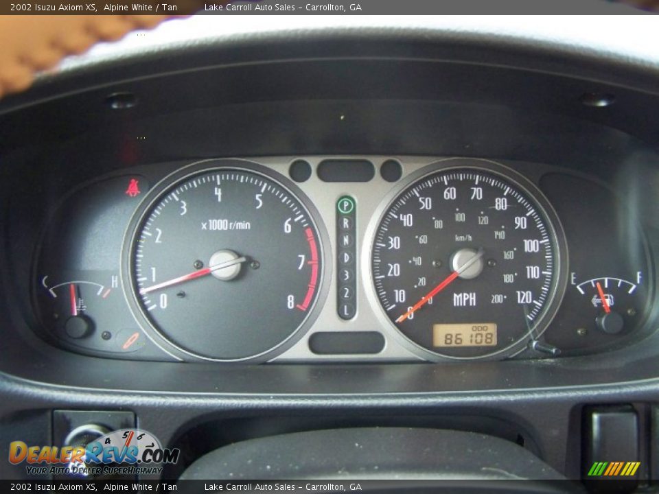 2002 Isuzu Axiom XS Gauges Photo #21