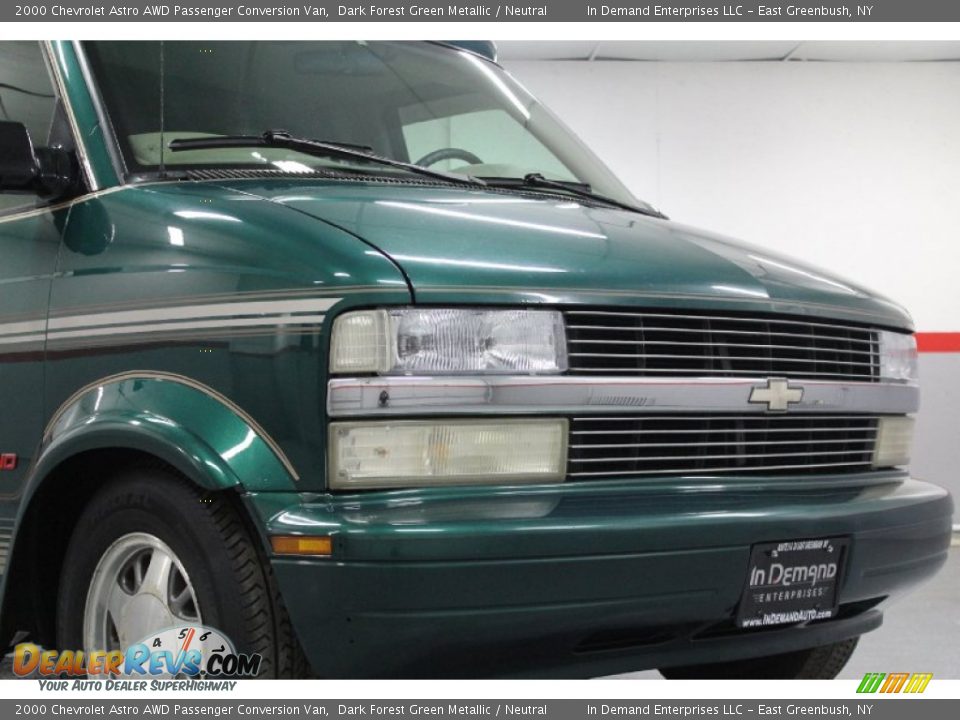 2000 Chevrolet Astro AWD Passenger Conversion Van Dark Forest Green