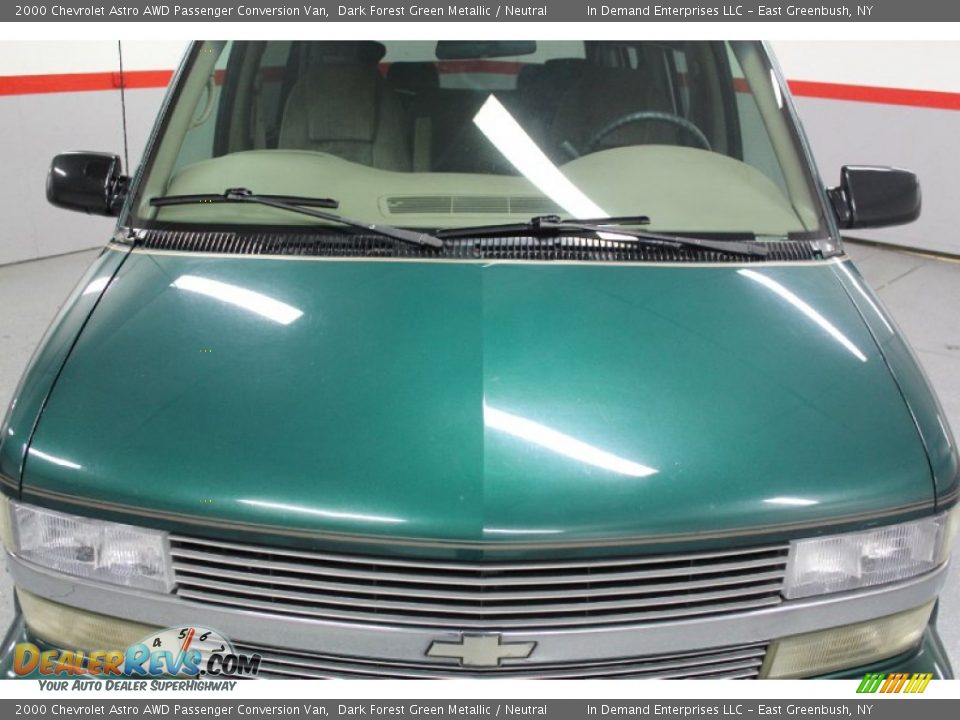 2000 Chevrolet Astro AWD Passenger Conversion Van Dark Forest Green Metallic / Neutral Photo #11
