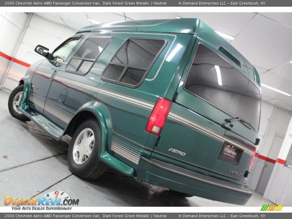 2000 Chevrolet Astro AWD Passenger Conversion Van Dark Forest Green