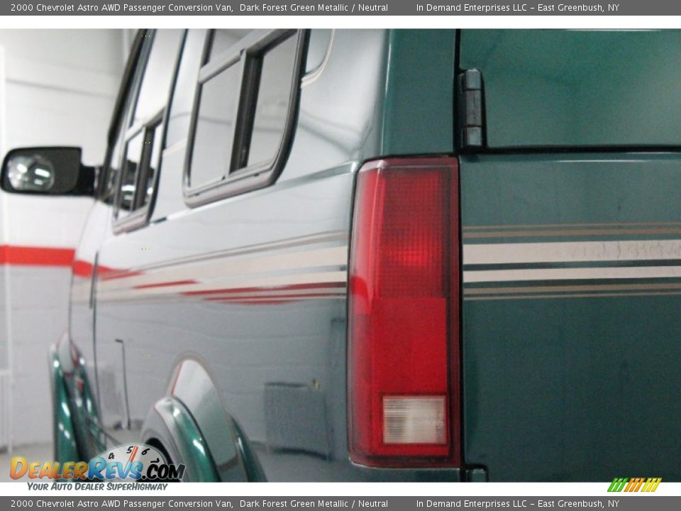 2000 Chevrolet Astro AWD Passenger Conversion Van Dark Forest Green Metallic / Neutral Photo #27