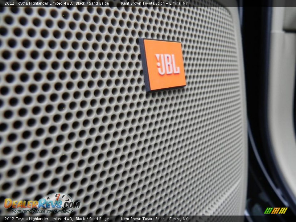 2012 Toyota Highlander Limited 4WD Black / Sand Beige Photo #21