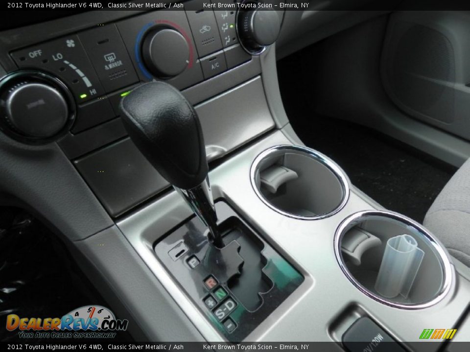 2012 Toyota Highlander V6 4WD Classic Silver Metallic / Ash Photo #15