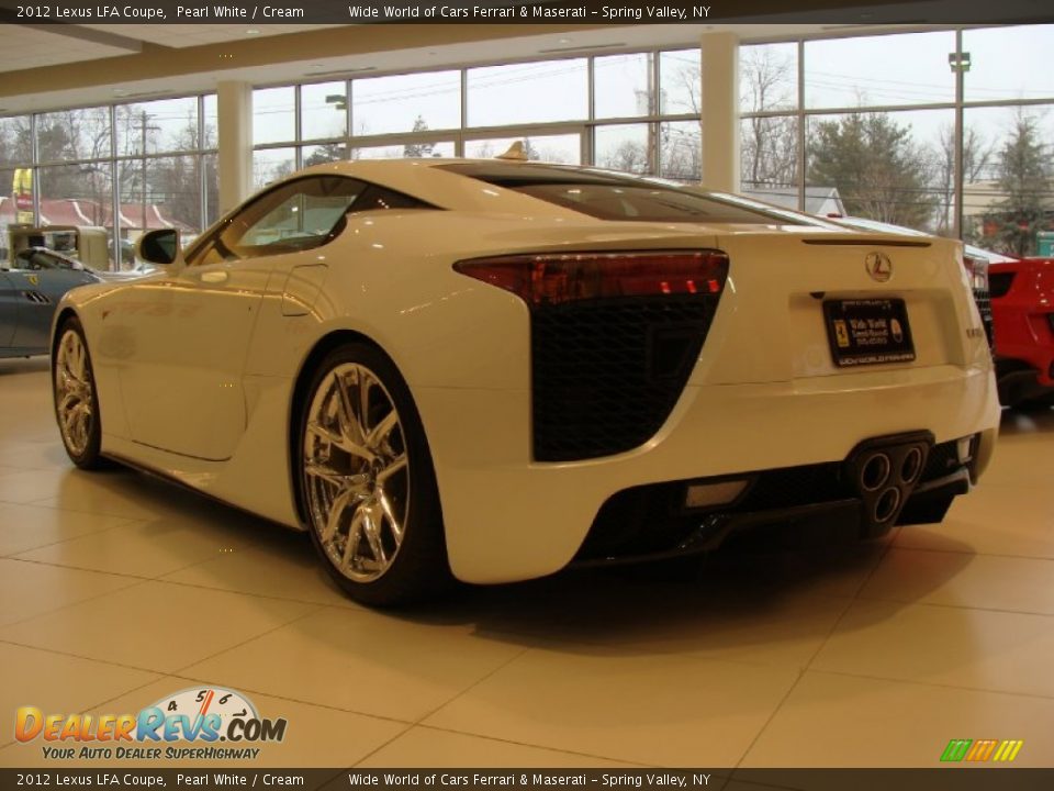 2012 Lexus LFA Coupe Pearl White / Cream Photo #5