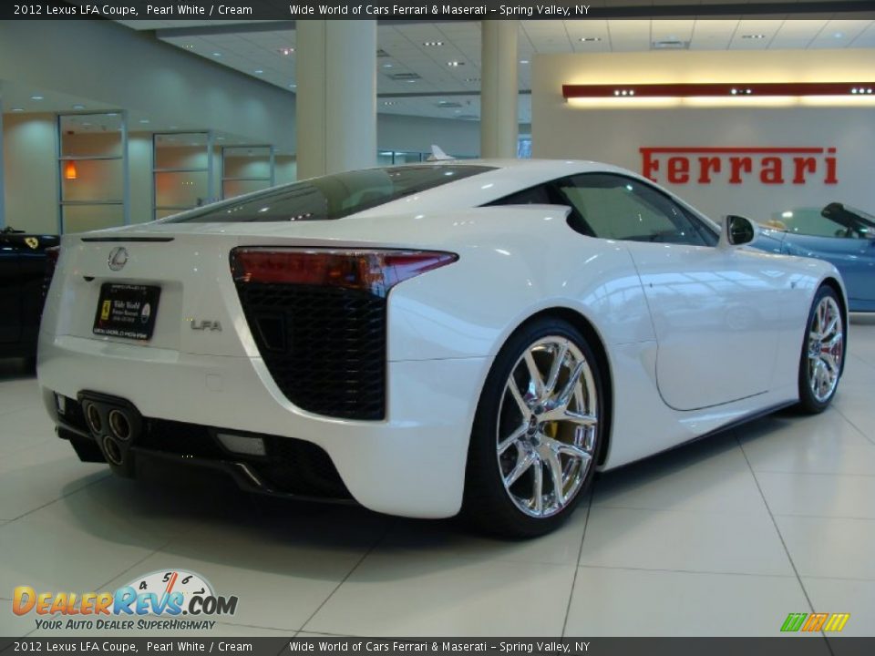 2012 Lexus LFA Coupe Pearl White / Cream Photo #7