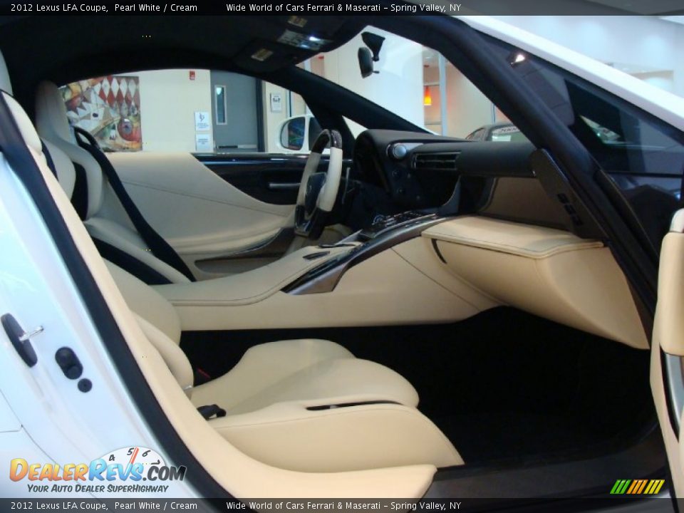 Cream Interior - 2012 Lexus LFA Coupe Photo #14