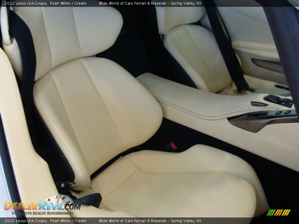 Cream Interior - 2012 Lexus LFA Coupe Photo #16